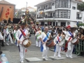 Nuestros tamboreros con la Danza de Las Flores de Tegueste